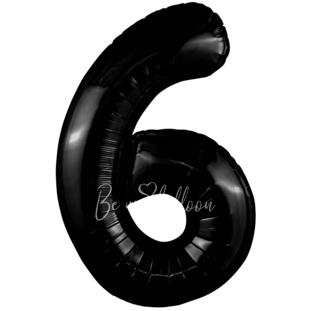 40 " أرقام احباط 6 أسود