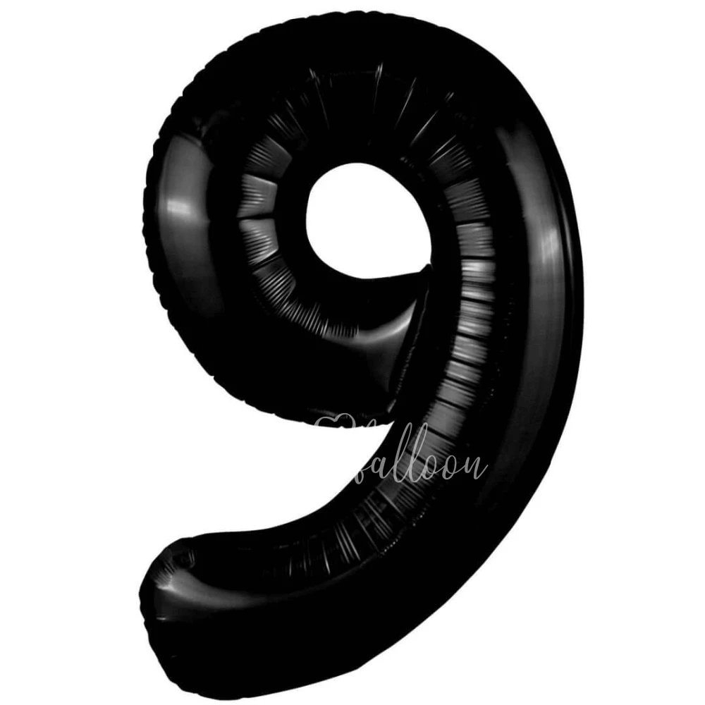 40 " أرقام احباط 9 أسود