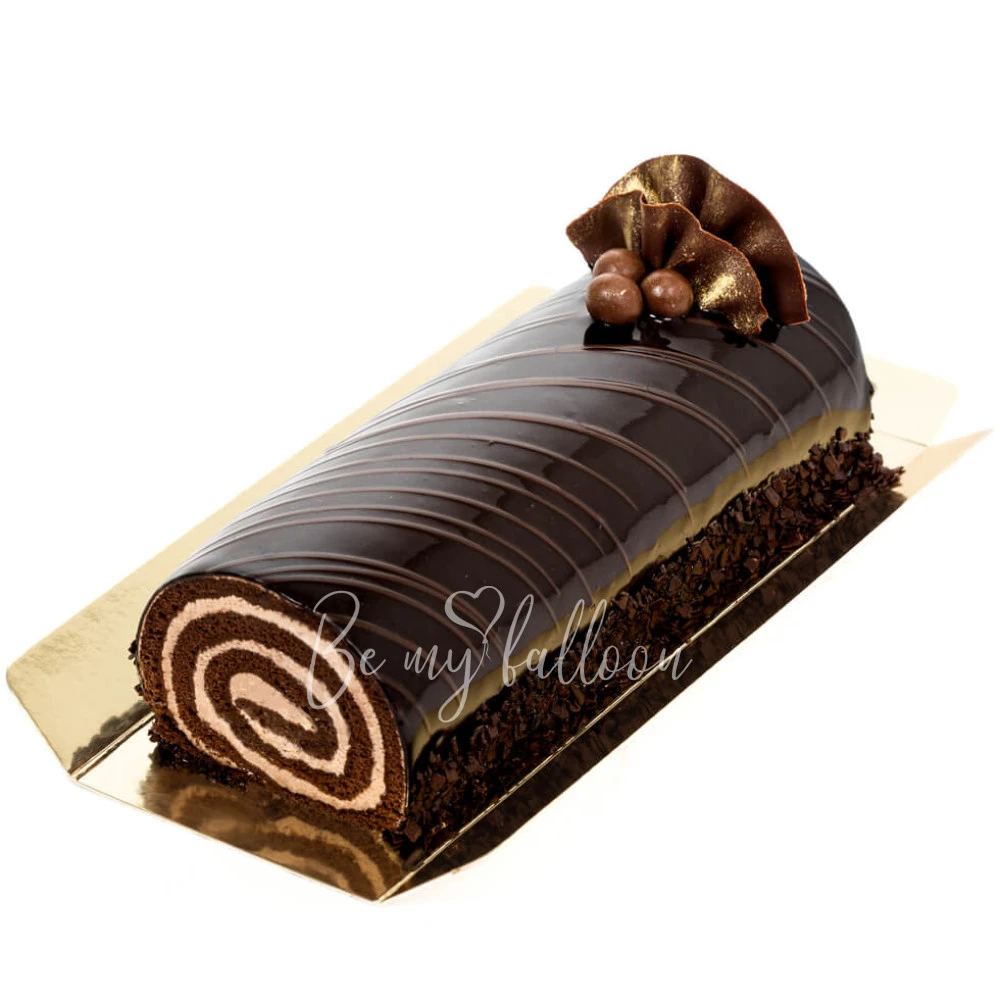 Chocolate Swiss Roll Cake 0,84kg
