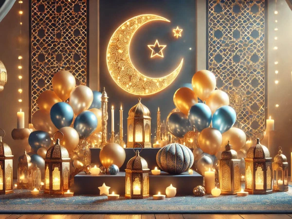 زين منزلك بزينة البالونات الجميلة لرمضان