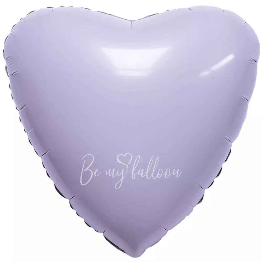 18" Lavender heart foil shape