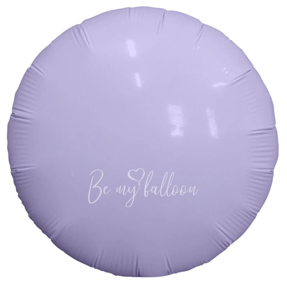 18" Lavender round foil shape 