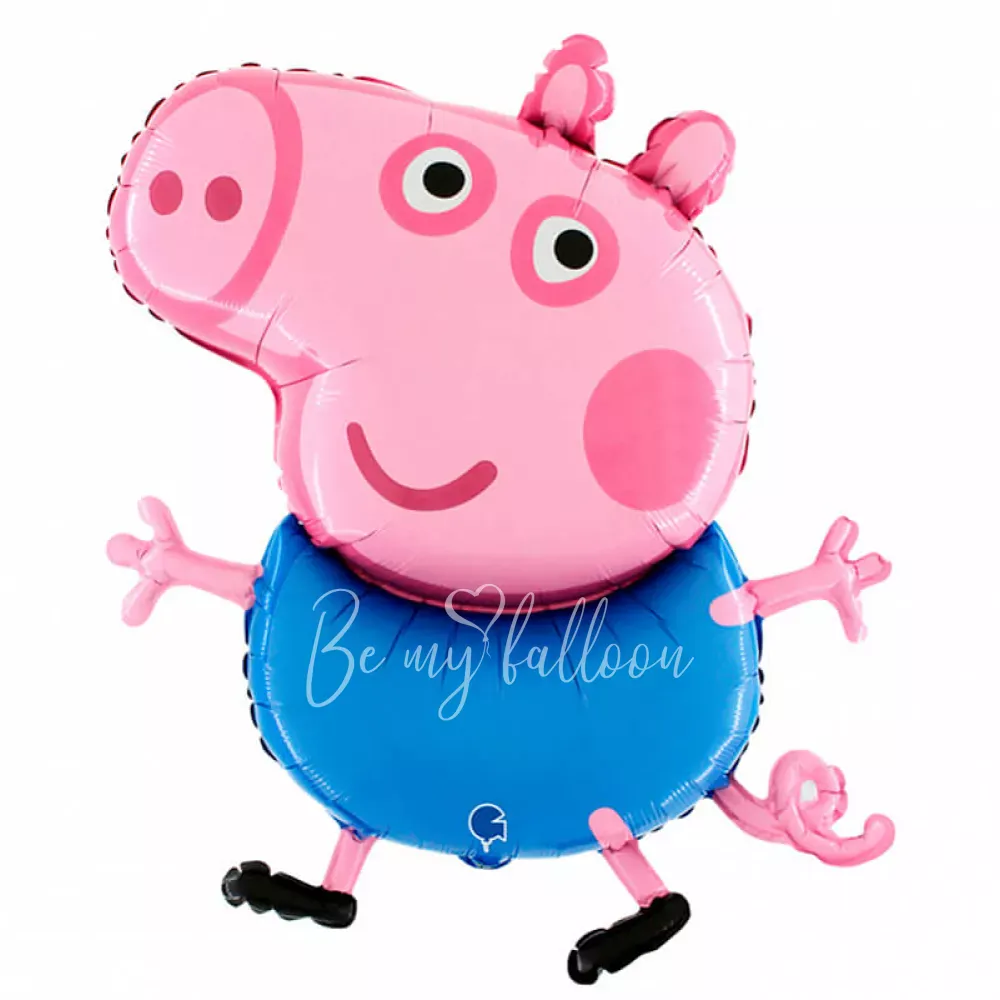 40" Воздушный шар из фольги Свинка Джордж 