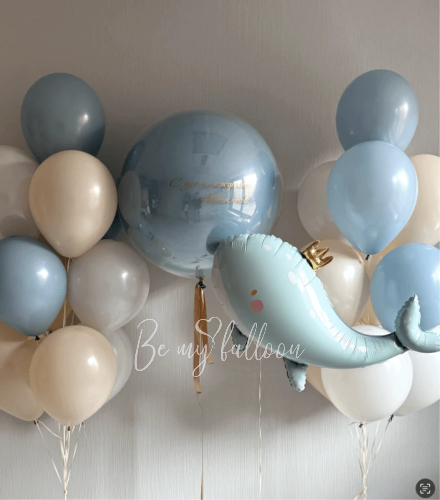 Set of balloons "Azure shores"