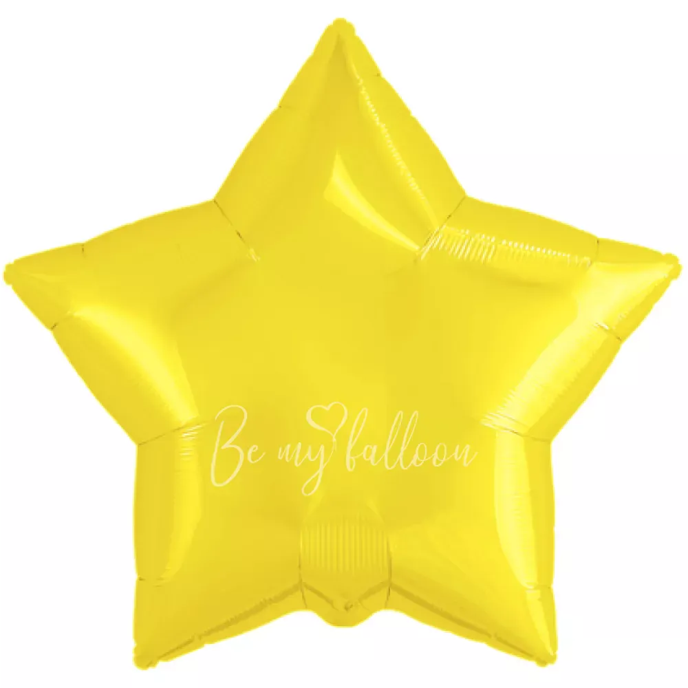 32" Helium foil balloon gloss Gold Star 