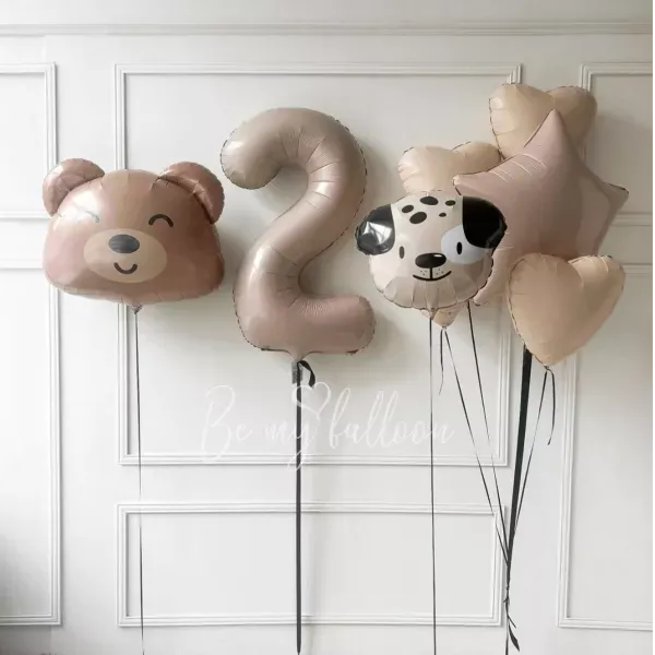 Букет из шаров Милые зверята