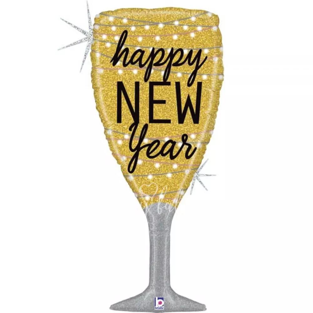37" Шар из фольги Бокал Шампанского