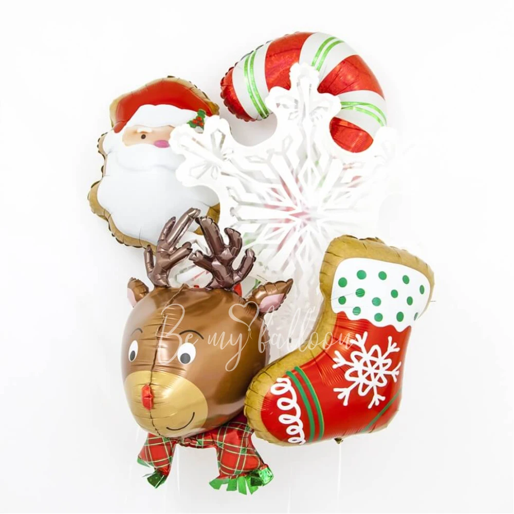 38" Helium foil Snowflake balloon