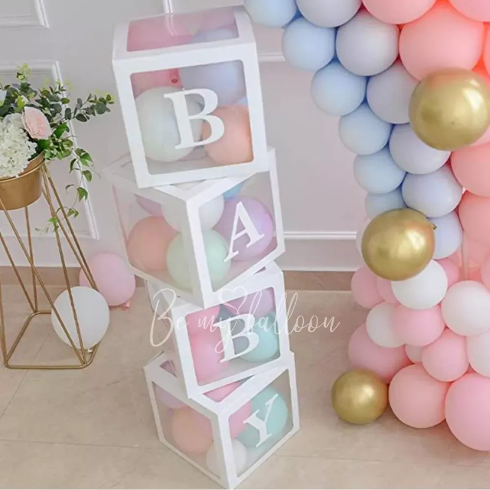 Balloons in boxes Baby