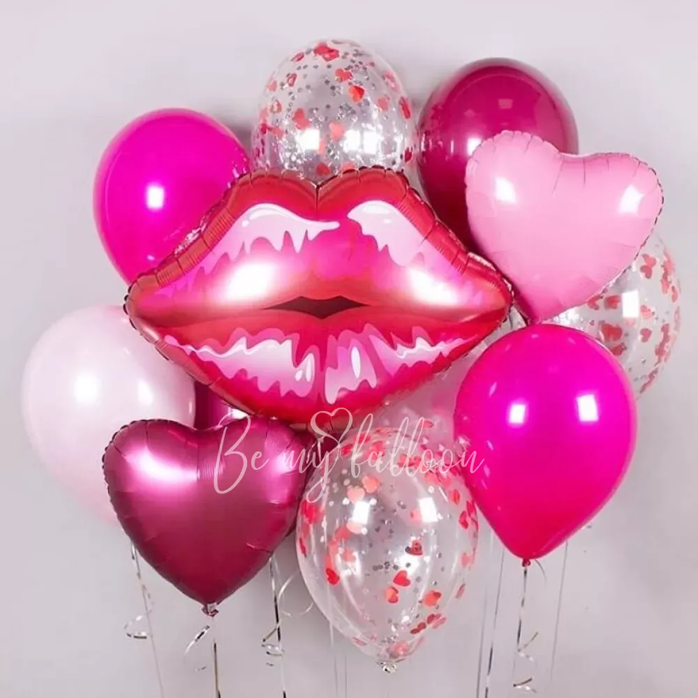 Kiss you! Balloon bouquet