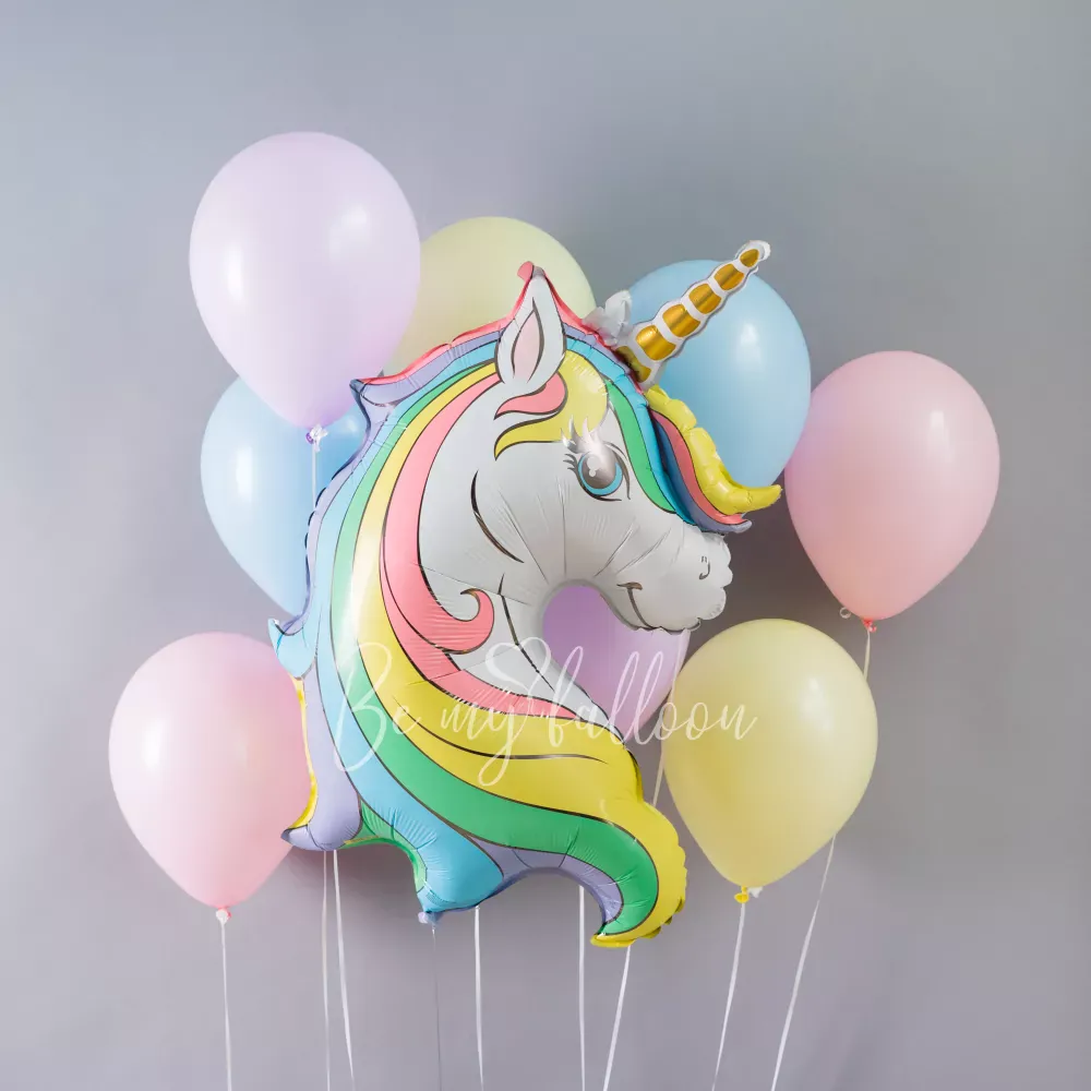 The Rainbow Unicorn! Balloon bouquet