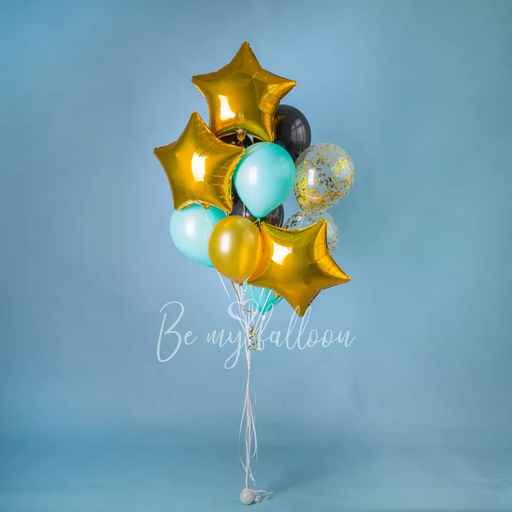 The Andromeda Galaxy! Balloon bouquet
