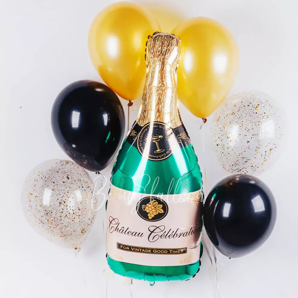 Набор шаров "Бутылочка игристого"