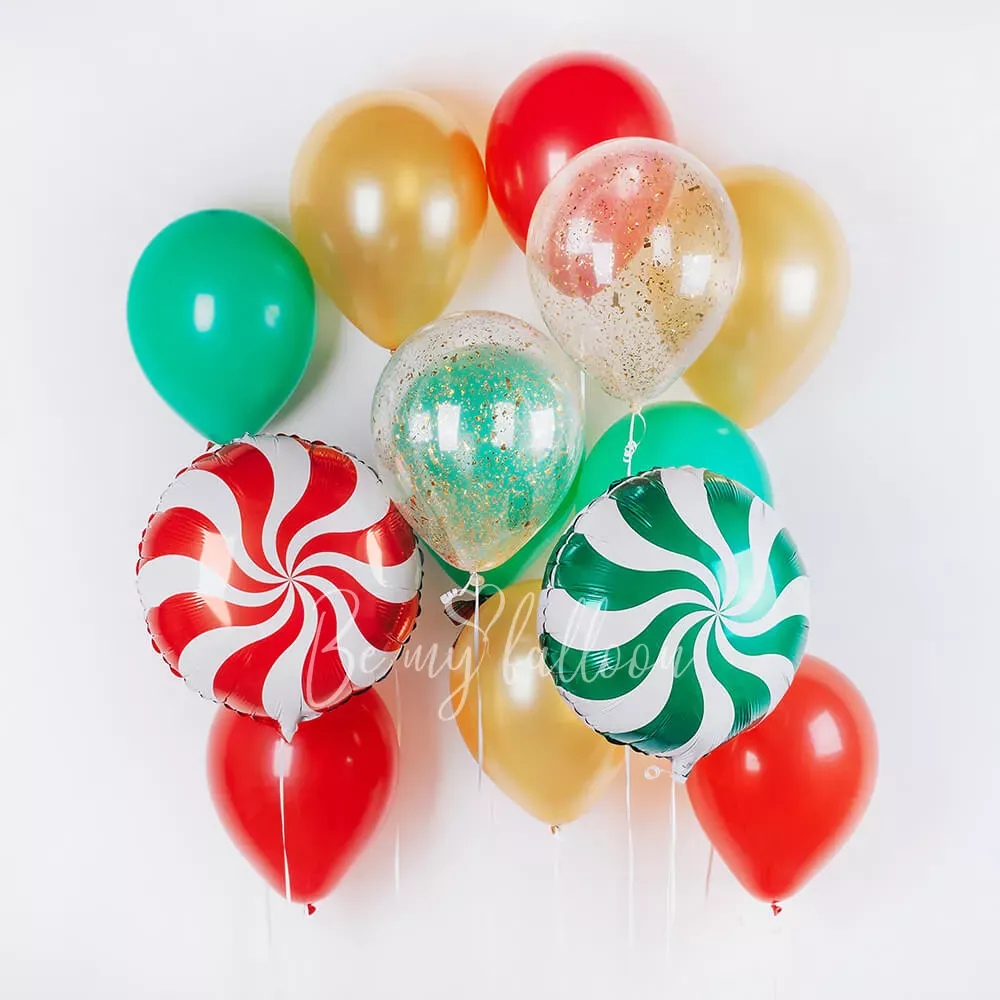 مجموعة بالونات الحلوي اللذيذة