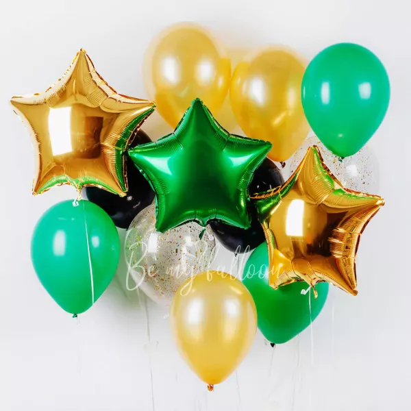 Green Balloon Bouquet