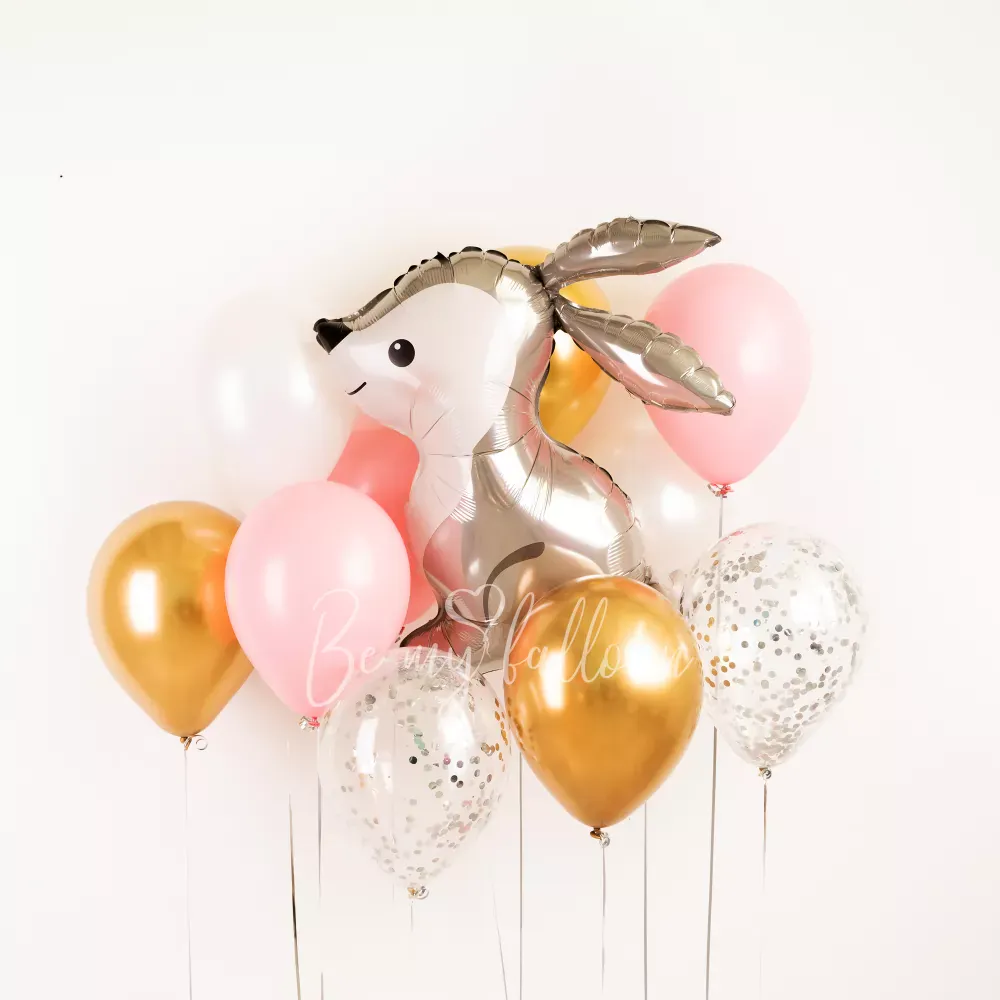 Woodland bunny! Balloon bouquet