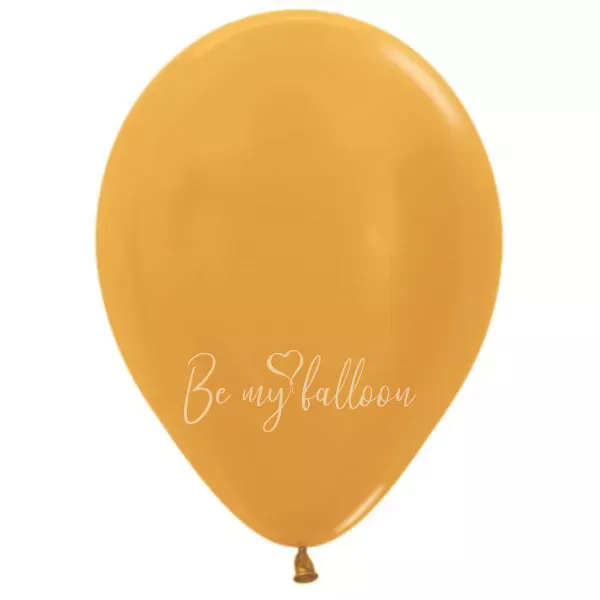 12" Helium metallic bright gold 570 plain balloon