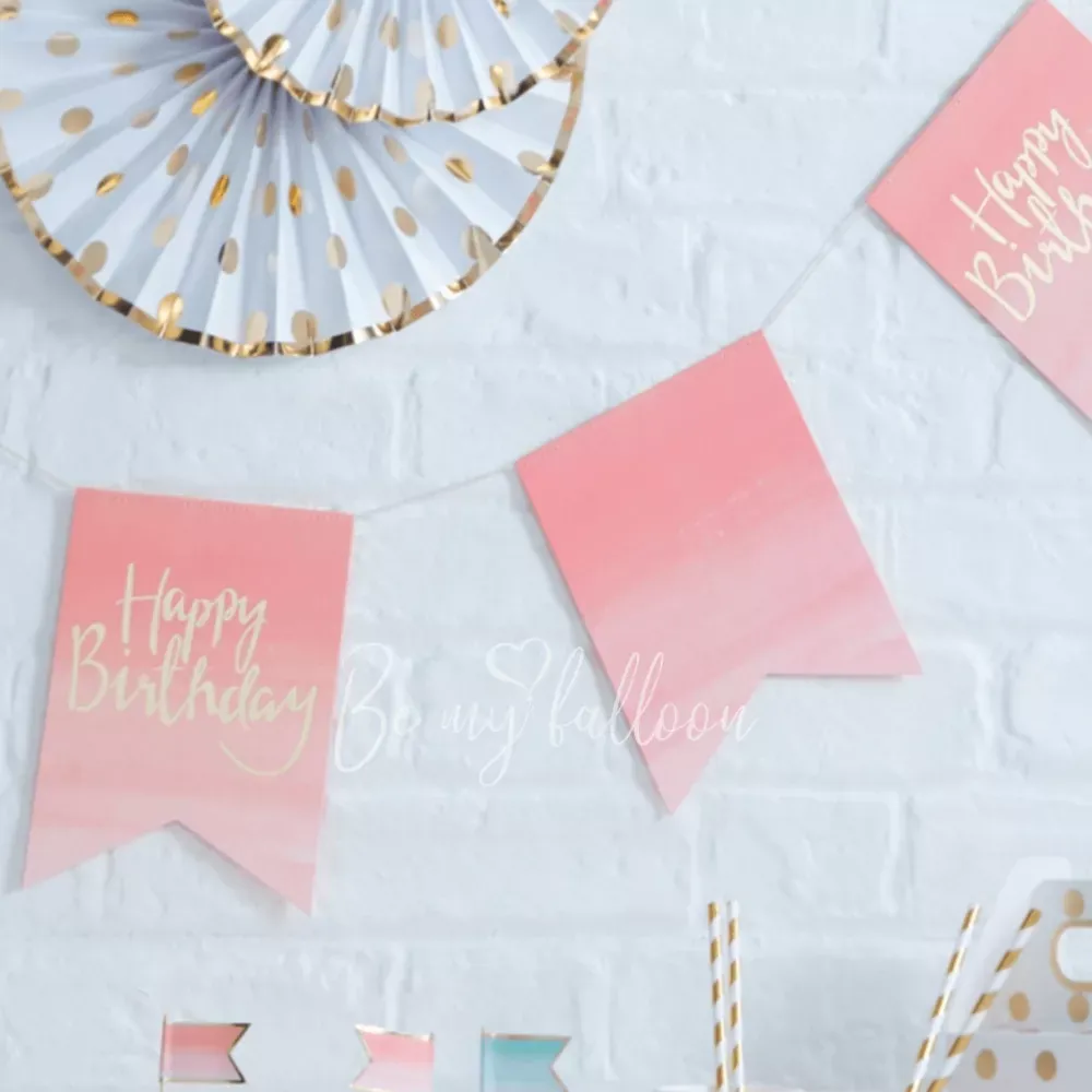 Гирлянда из флажков Омбре