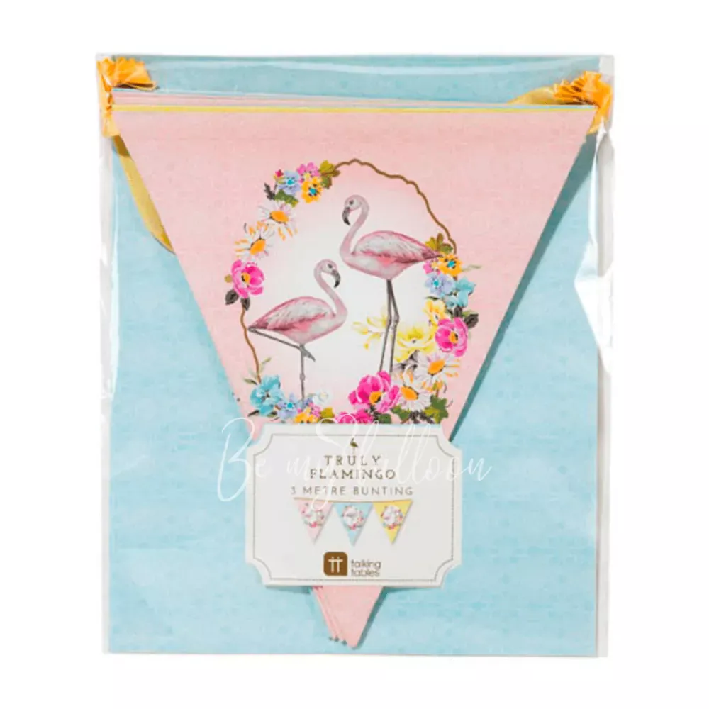 Гирлянда из флажков Фламинго