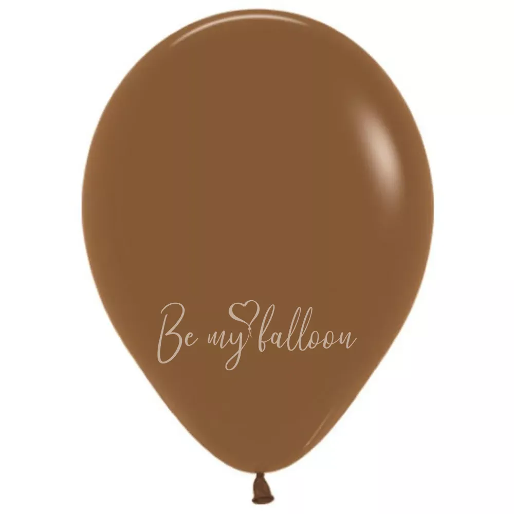 12" Helium fashion coffee 074 plain balloon