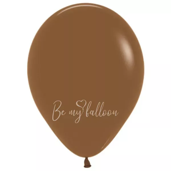 12" Helium fashion coffee 074 plain balloon