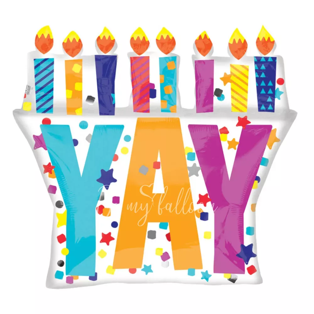 8x26" Шар из фольги Yay!