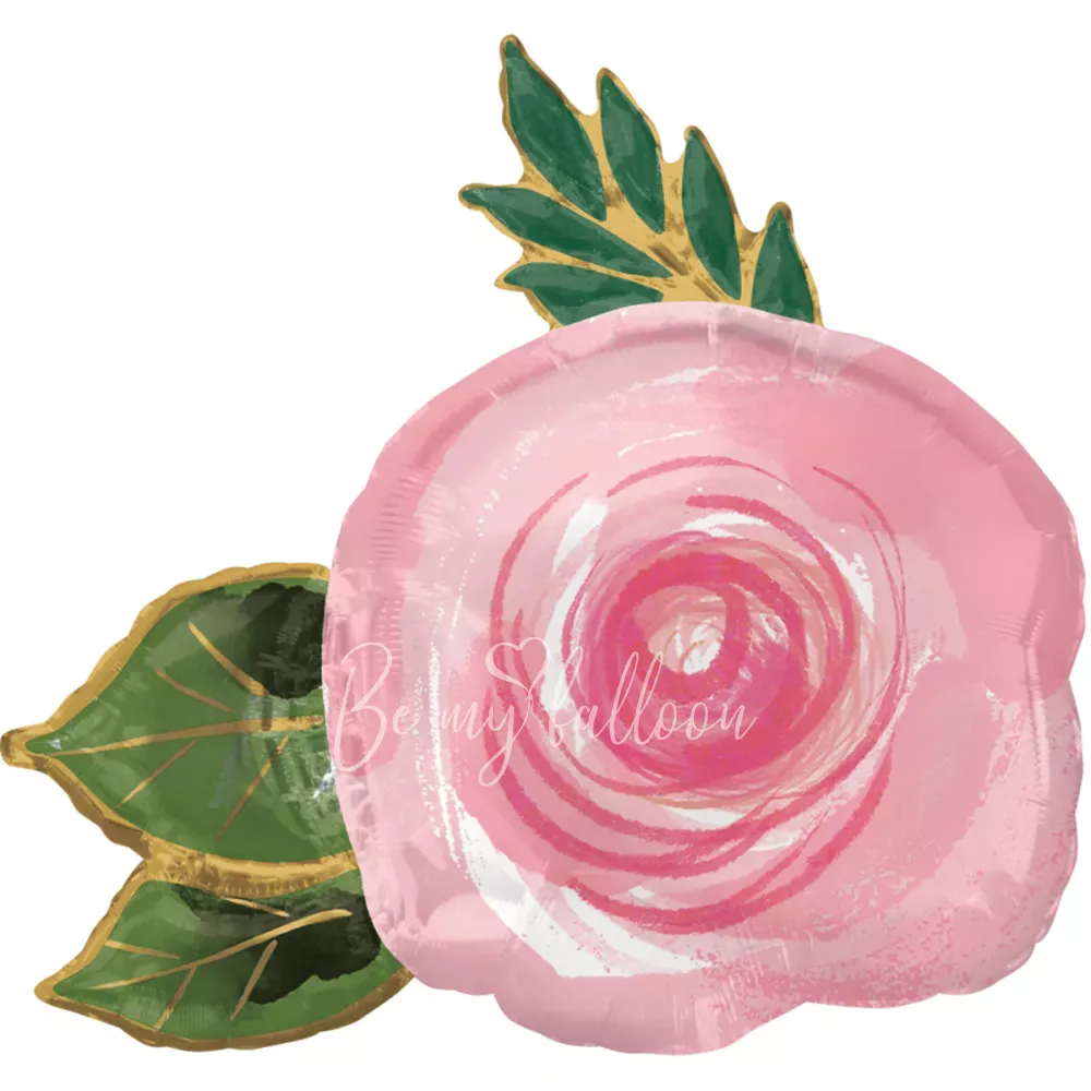 76x73см Шар из фольги Яркий Цветок