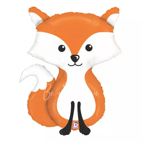 36" بالون هيليوم فويل حيوان الثعلب