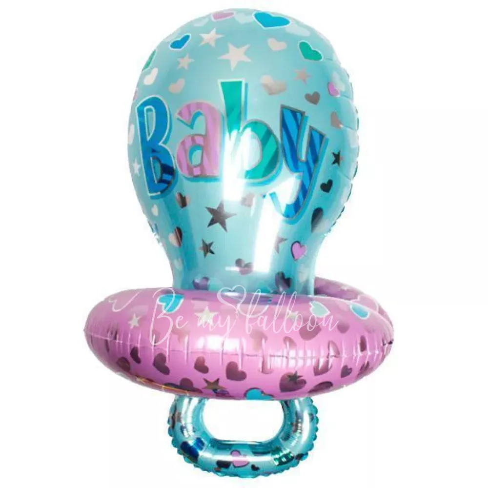 29" Шар из фольги Соска Детская голубой