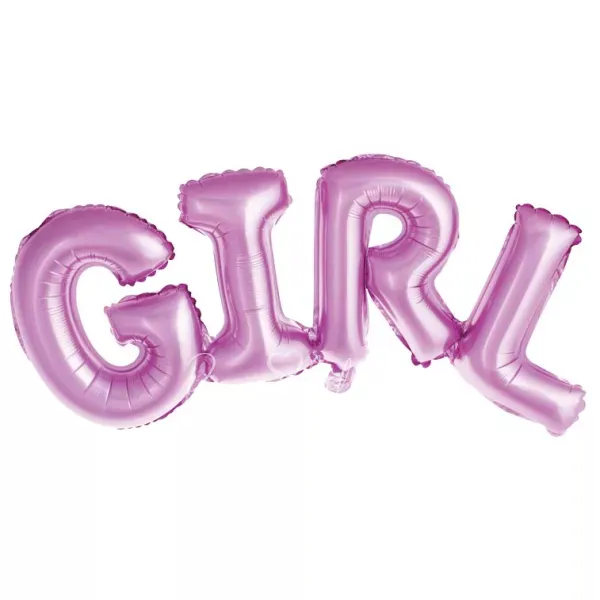 42" Air-filled foil Phrase Girl balloon
