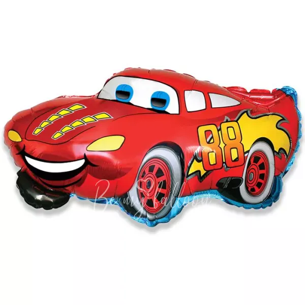 32" Шар из фольги Веселый Гонщик