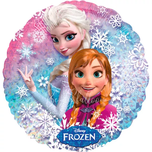 18" بالون هيليوم فويل دائري ملكة الثلج