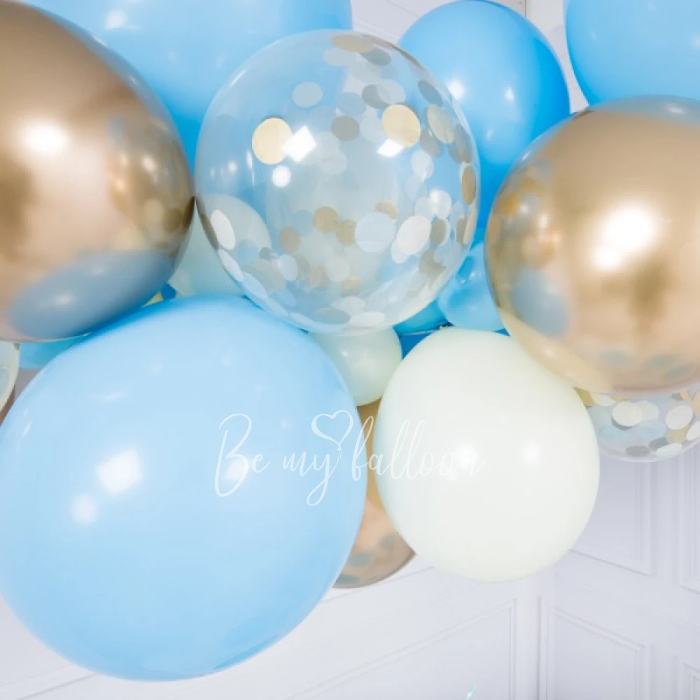 Baby Blue Balloon Garland
