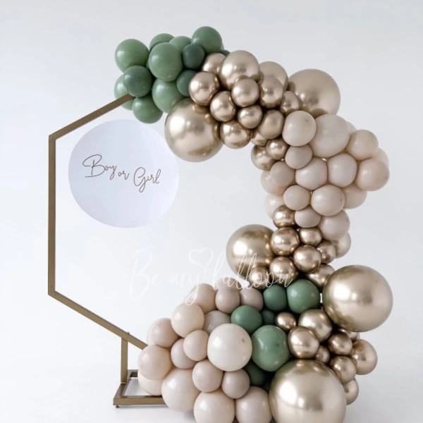 Balloon decoration for Gender party with metall frame Boy or Girl?