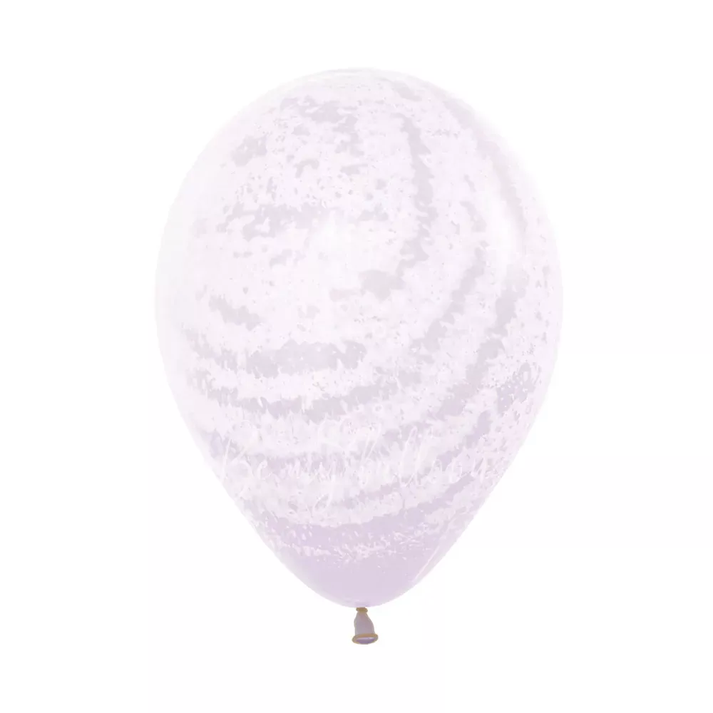 12" Helium latex Pastel Colours Graffiti marble balloons