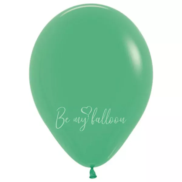 12" Helium fashion green 029 plain balloon