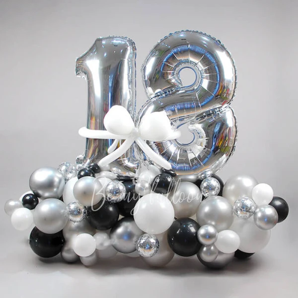 18 Years Balloon garland composition 