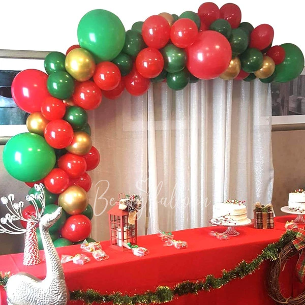 5m Christmas Organic balloon garland