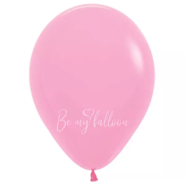 12" Helium fashion pink 009 plain balloon