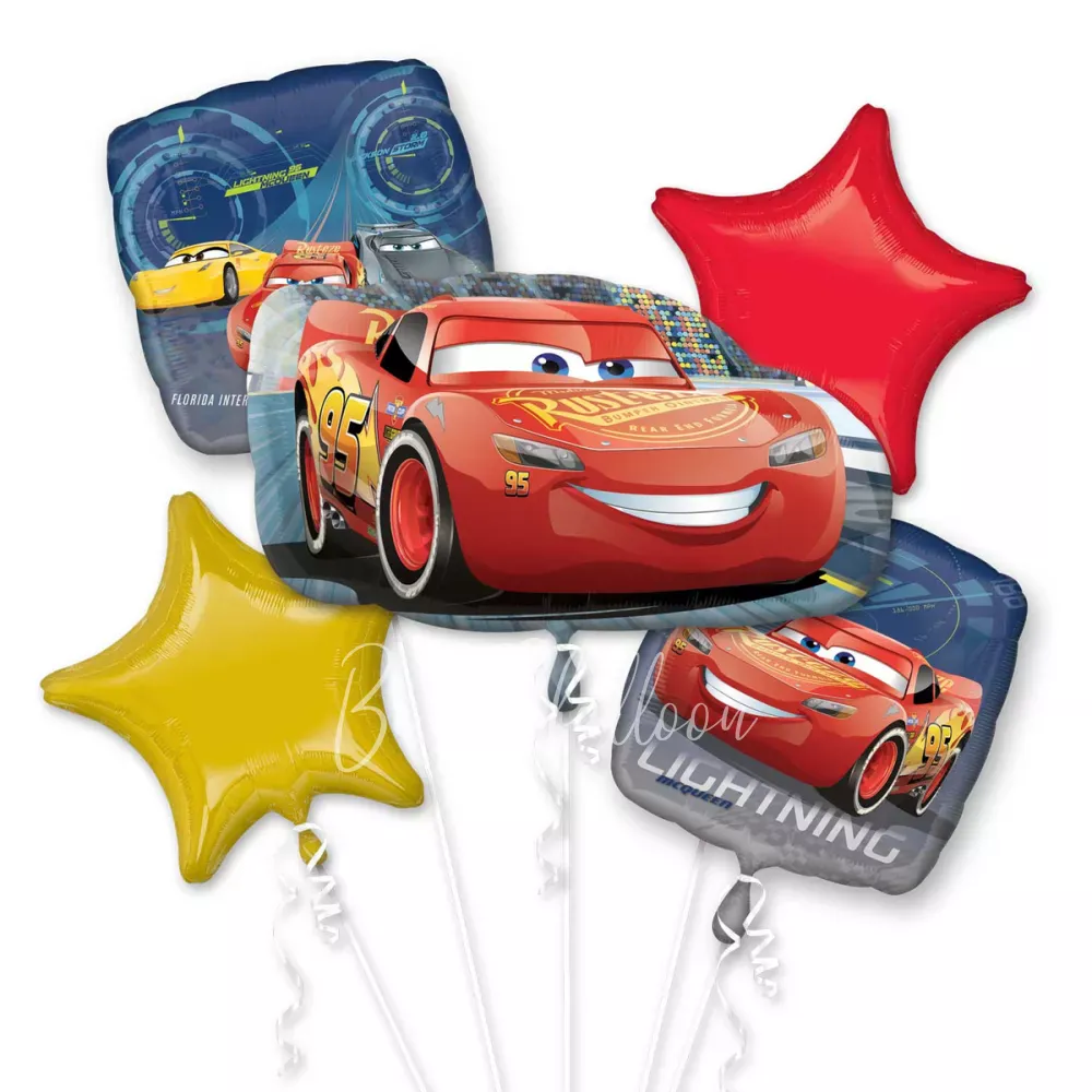 Lightning McQueen! Balloon bouquet