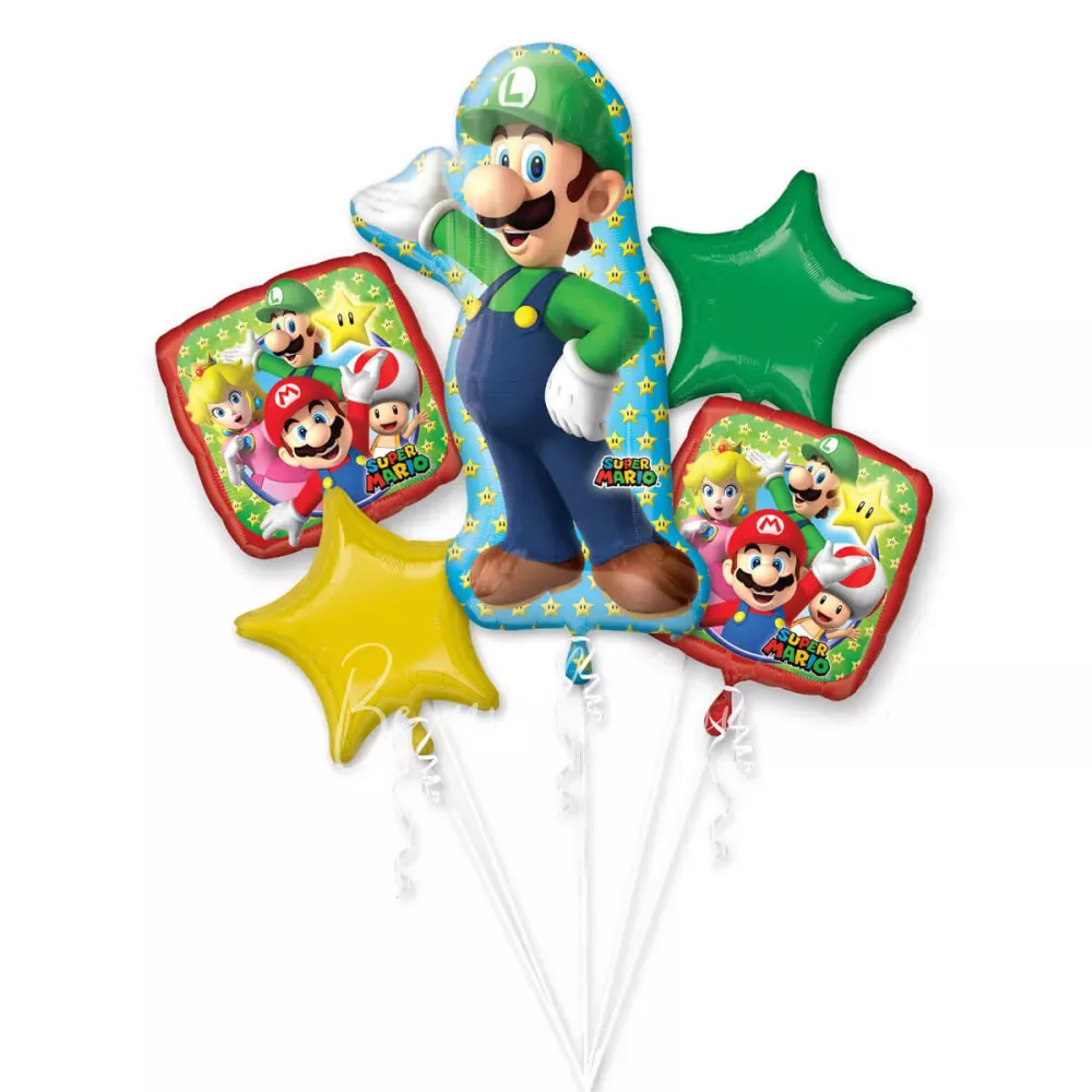 Luigi! Balloon bouquet