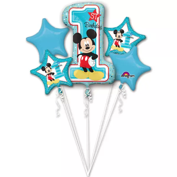 Mickey 1st Birthday! Balloon bouquet