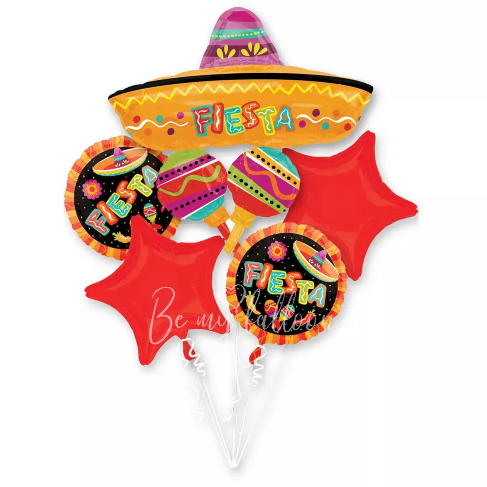 Букет из шаров Веселая Фиеста!