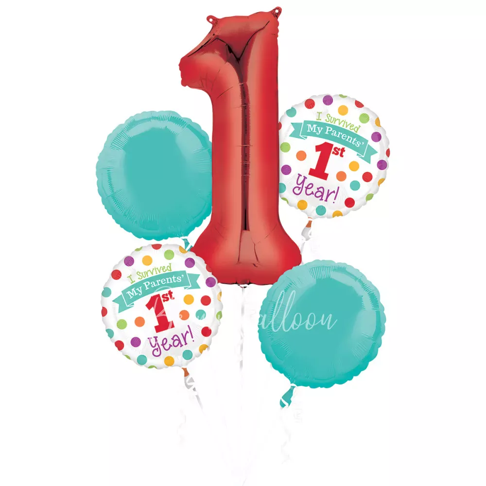 Baby's first year! Balloon bouquet