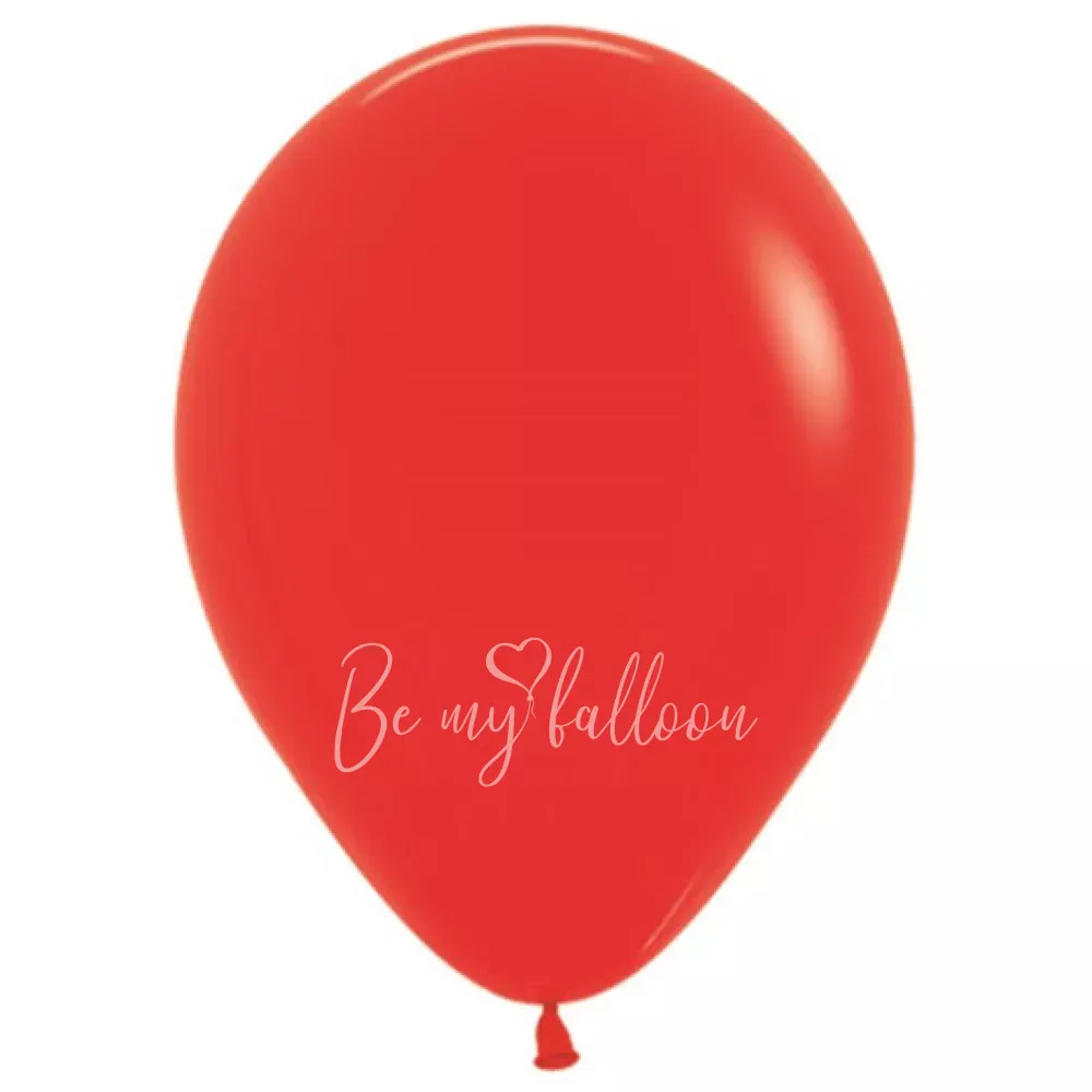 12" Helium fashion red 015 plain balloon
